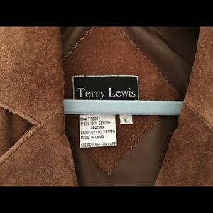 Terry Lewis classic luxuries leather jacket